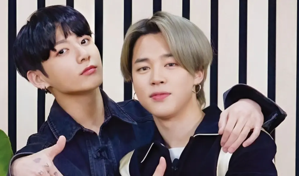 Jimin y Jungkook aplicaron al sistema de compañero en el servicio militar. Foto: captura Bangtan TV/picwiwsh IA