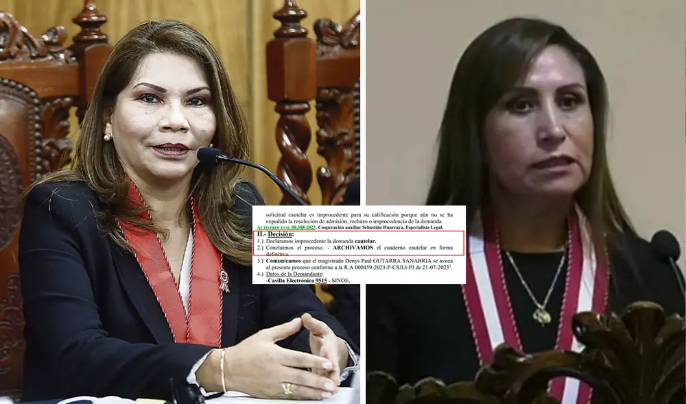Patricia Benavides destituyó a Marita Barreto de su cargo de coordinadora del Equipo Especial contra la Corrupción en el Poder. Foto: composición La República Patricia Benavides destituyó a Marita Barreto de su cargo de coordinadora del Equipo Especial contra la Corrupción en el Poder. Foto: composición La República