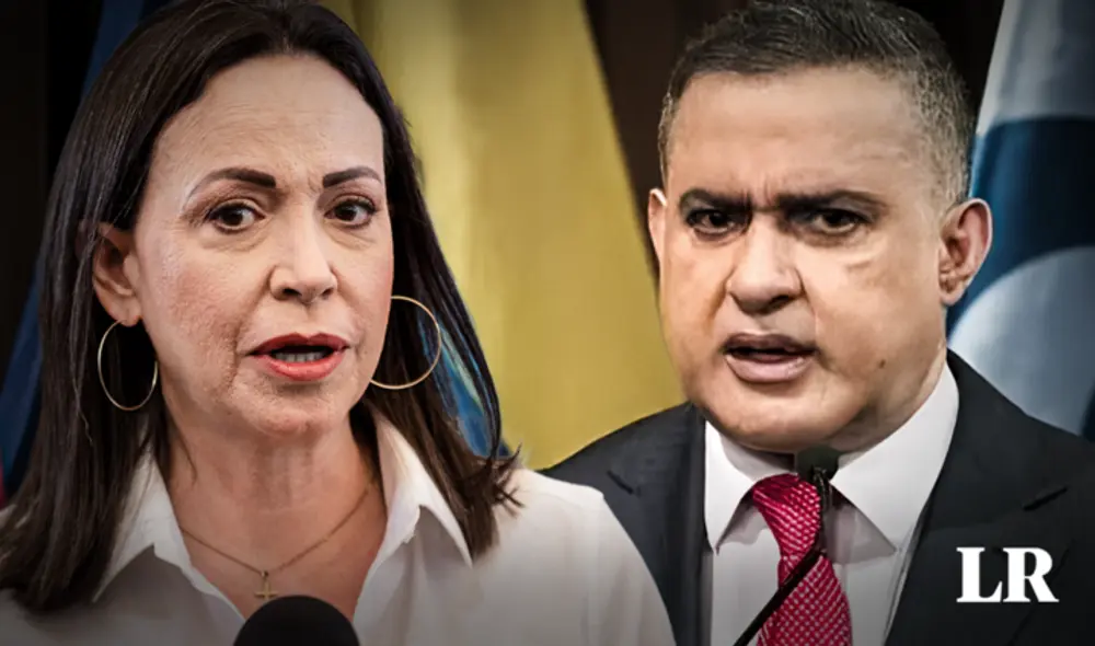 María Corina Machado defendió a sus colaboradores tras las denuncias y órdenes de captura emitidas por la Fiscalía General de Venezuela. Foto: composición LR/EFE María Corina Machado defendió a sus colaboradores tras las denuncias y órdenes de captura emitidas por la Fiscalía General de Venezuela. Foto: composición LR/EFE