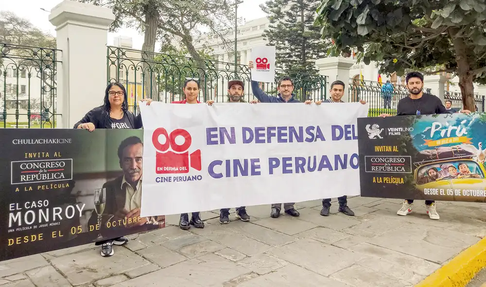 "En defensa del cine peruano" es el colectivo creado para manifestarse contra la Ley Tudela. Foto: difusión