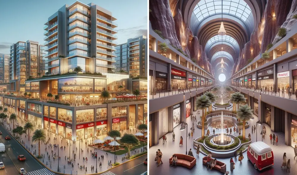 De los 7 centros comerciales que se inaugurarán en Perú hasta el 2025, 6 están ubicados en Lima. Foto: composición LR/Bing