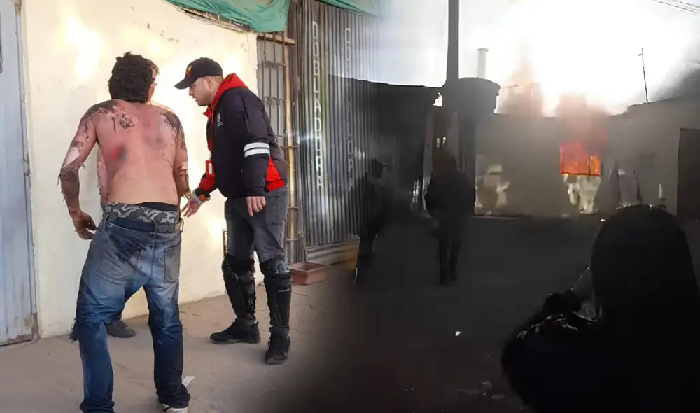 El equipo de bomberos de Bogotá se trasladó a Ciudad Bolívar para controlar el incendio. Foto: composición LR/Mauricio Vanegas/’X’ El equipo de bomberos de Bogotá se trasladó a Ciudad Bolívar para controlar el incendio. Foto: composición LR/Mauricio Vanegas/’X’