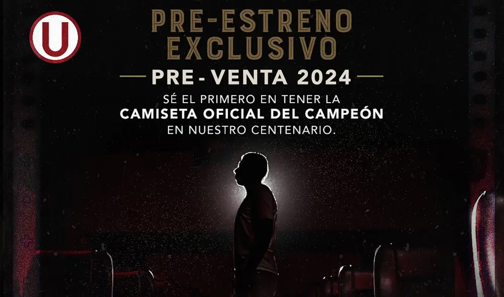 Universitario empezó la venta de su primera casaquilla para la temporada 2024. Foto: Marathon