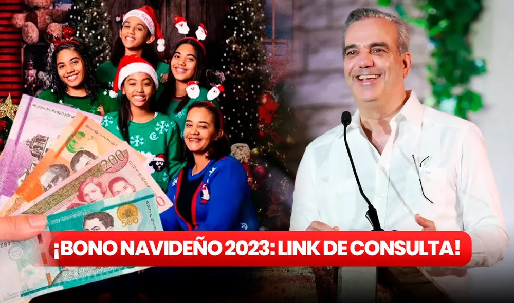 Este bono busca ayudar a las familias más vulnerables de República Dominicana con las compras navideñas. Foto: composición LR / Gobierno de RD / IG de Frankeli D / PNGwin
