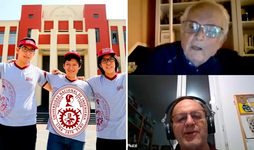 Profesores franceses recordaron con nostalgia su paso por la UNI. Foto: composición LR/captura de YouTube/difusión