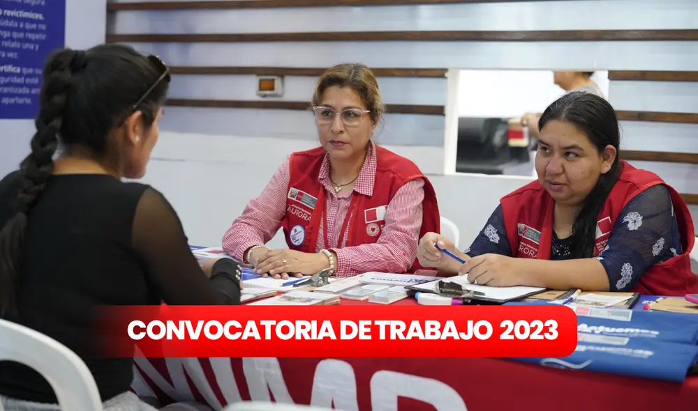 La convocatoria de trabajo del Ministerio de la Mujer está disponible hasta el 13 de diciembre. Foto: composición LR/MIMP La convocatoria de trabajo del Ministerio de la Mujer está disponible hasta el 13 de diciembre. Foto: composición LR/MIMP