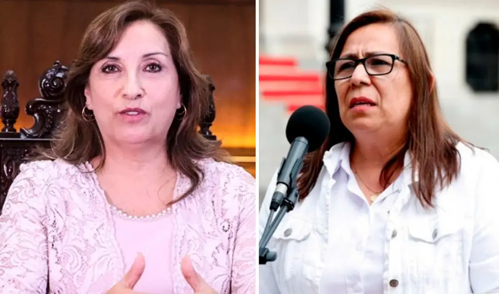 Dina Boluarte y Nelly Paredes. Foto: composición La República Dina Boluarte y Nelly Paredes. Foto: composición La República