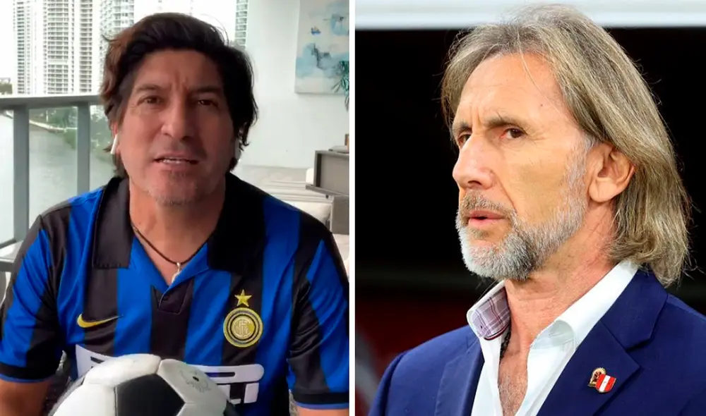 En caso Gareca asuma como técnico de Chile, su debut en la Copa América sería ante Perú. Composición LR / Instagram @IvánZamorano / @RicardoGareca