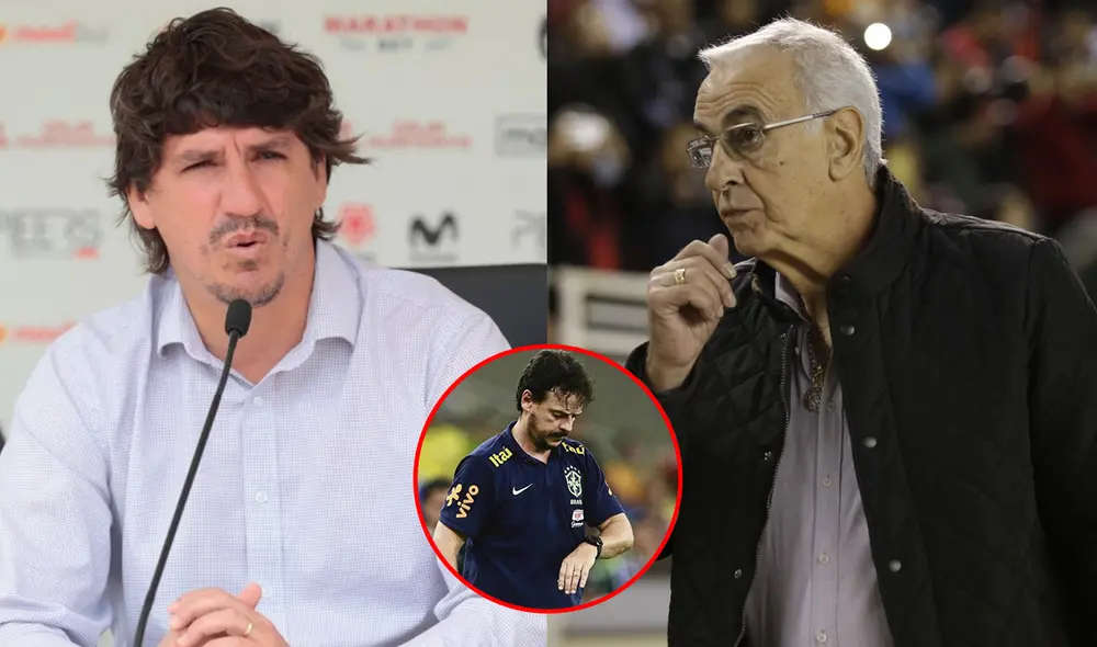 Jean Ferrari rechazó la idea de que Jorge Fossati repita con Perú y la 'U' el caso de Fernando Diniz con Brasil y Fluminense. Foto: composición de LR/Universitario/EFE Jean Ferrari rechazó la idea de que Jorge Fossati repita con Perú y la 'U' el caso de Fernando Diniz con Brasil y Fluminense. Foto: composición de LR/Universitario/EFE