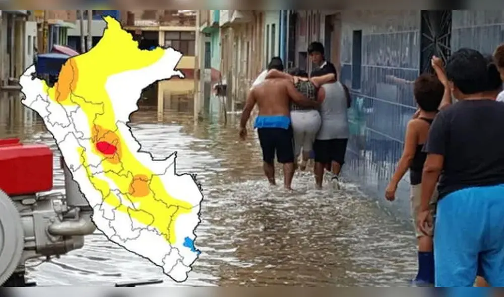 Senamhi advirtió a la ciudadanía tomar sus precauciones. Foto: composición LR/difusión