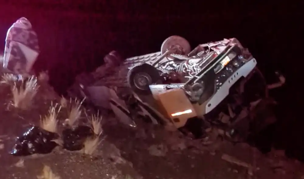 El chofer del vehículo de transporte ya ha sido identificado y trasladado al centro de salud de Chivay. Foto: cortesía