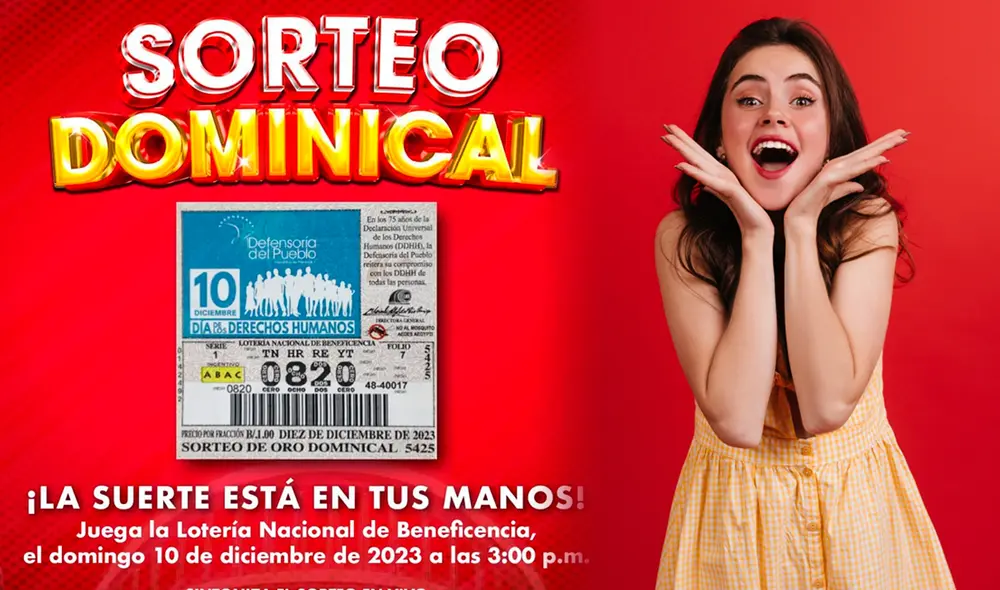 Mira los resultados de los 3 premios que ofrece Lotería Nacional de Panamá HOY, domingo 10 de diciembre. Foto: composición LR/LNB/Freepik