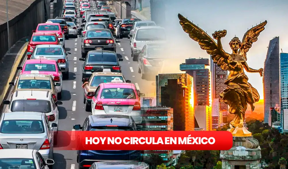 Hoy No Circula lleva 30 años funcionando hasta la actualidad. Foto: composición LR