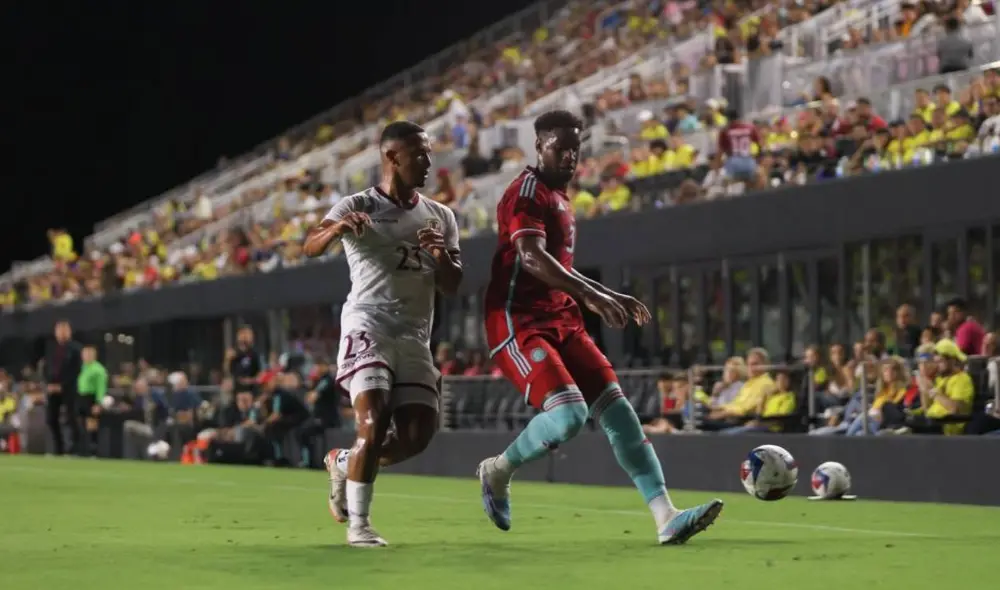 La selección venezolana protagonizó un intenso amistoso ante su similar de Colombia. Foto: X/SeleVinotinto