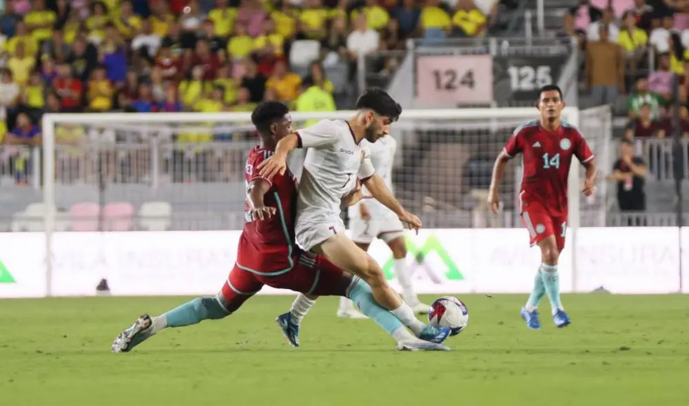 La selección venezolana protagonizó un intenso amistoso ante su similar de Colombia. Foto: X/SeleVinotinto La selección venezolana protagonizó un intenso amistoso ante su similar de Colombia. Foto: X/SeleVinotinto