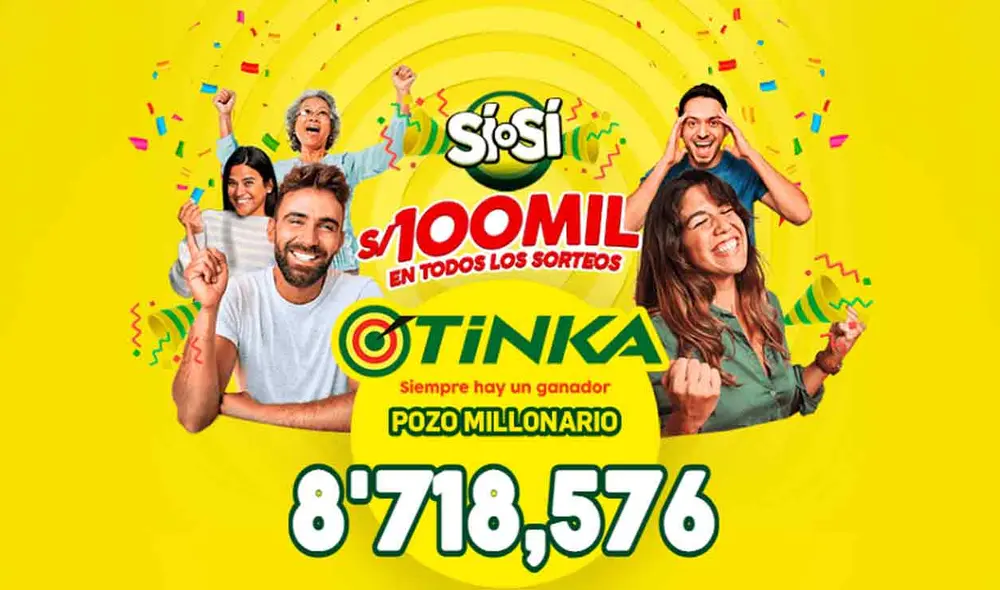 Mira el sorteo de La Tinka. Foto: Intralot Mira el sorteo de La Tinka. Foto: Intralot