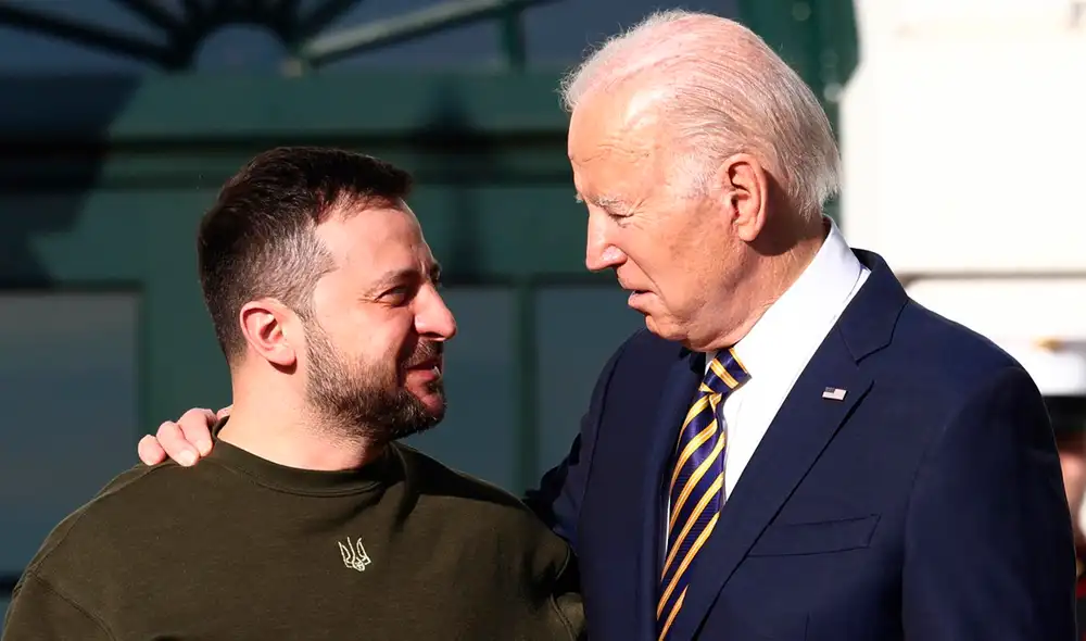La portavoz de la Casa Blanca anunció la invitación hecha por Biden a Zelenski para este martes. Foto: Agencia EFE La portavoz de la Casa Blanca anunció la invitación hecha por Biden a Zelenski para este martes. Foto: Agencia EFE