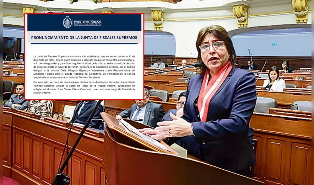 Delia Espinoza vuelve a pertenecer a la Junta de Fiscales Supremos. Foto: composición La República Delia Espinoza vuelve a pertenecer a la Junta de Fiscales Supremos. Foto: composición La República