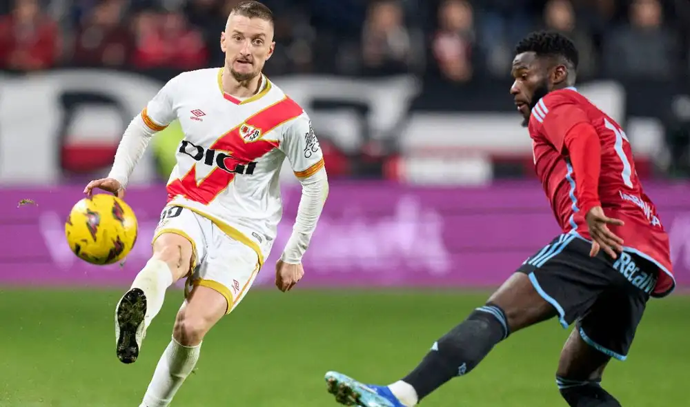 Rayo Vallecano vs. Celta de Vigo jugaron en el Estadio de Vallecas. Foto: Rayo Vallecano/X