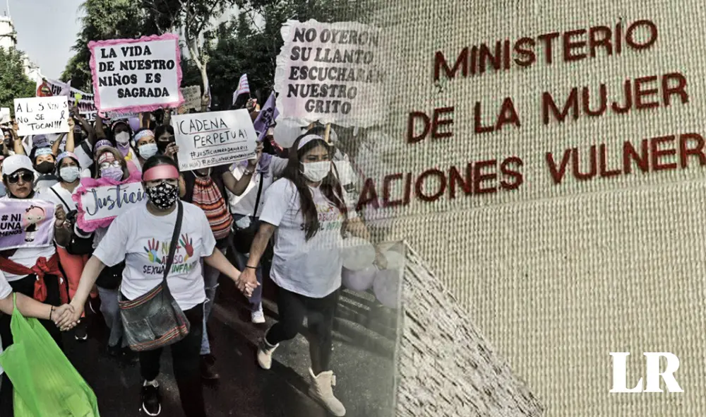 Ministerio de La Mujer pide sanciones más drásticas contra el delito de violencia sexual infantil. Foto: composición de Fabrizio Oviedo/La República