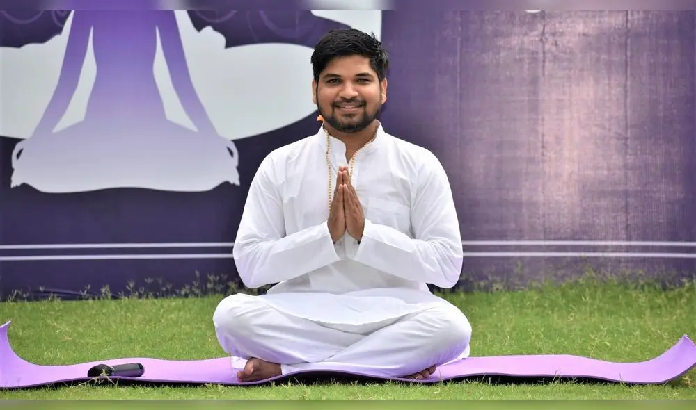 Ashis Singh, profesor hindú de Yoga. Foto: Difusión.