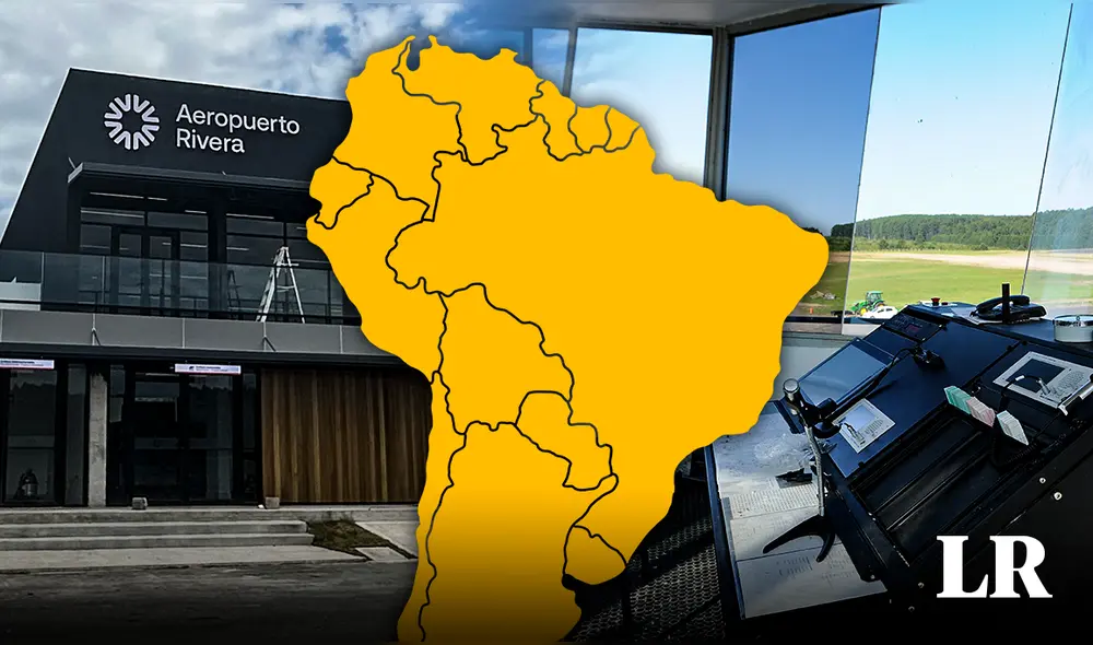 El aeropuerto de Rivera tuvo un presupuesto de 13 millones de dólares. Foto: composición LR/EFE