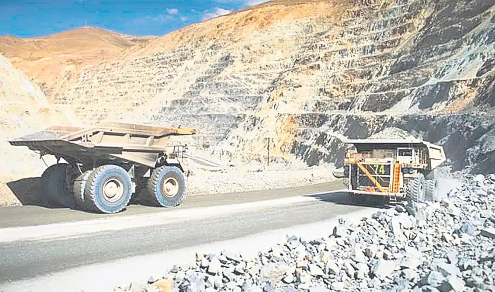 Tajo abierto. Al cierre del 2023, se espera ejecutar US$4.700 millones de inversión minera. Foto: difusión