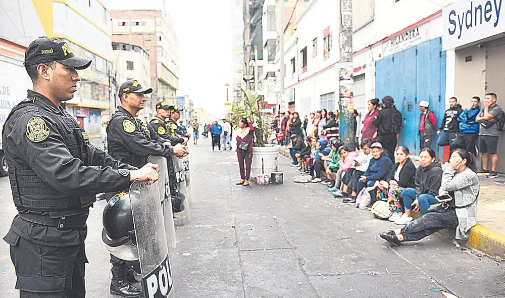 Seguridad. Policías cuidarán el orden público y combatirán a las mafias de extorsionadores. Foto: difusión