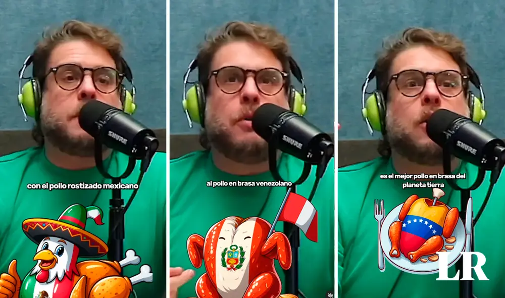 José Rafael Guzmán pidió a sus seguidores opinar sobre su preferencia por el pollo a la brasa que se hace en el Perú. Foto: José Rafael Guzmán/Instagram