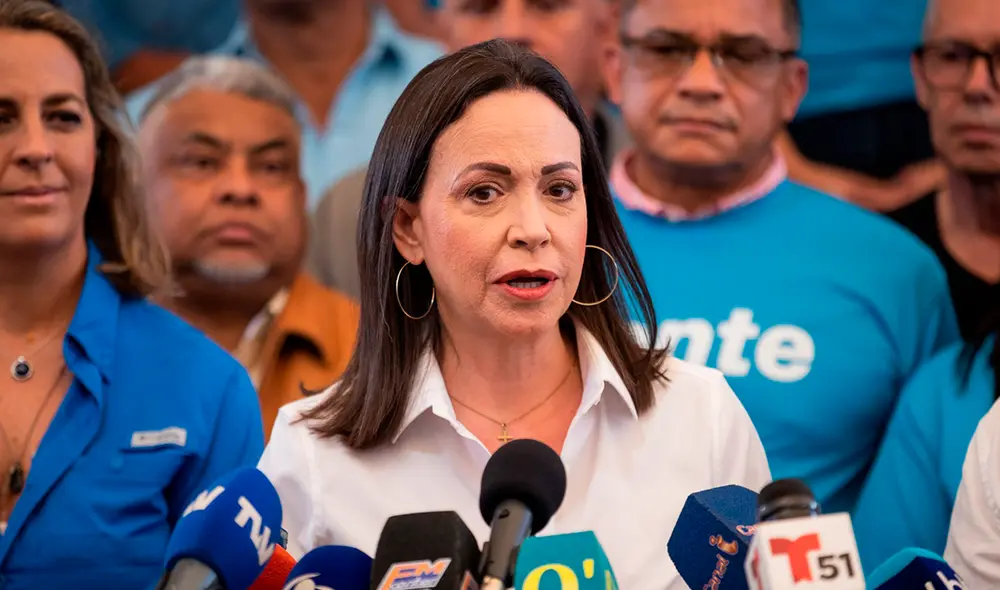 María Corina Machado fue diputada de oposición en el Parlamento venezolano. Foto: EFE