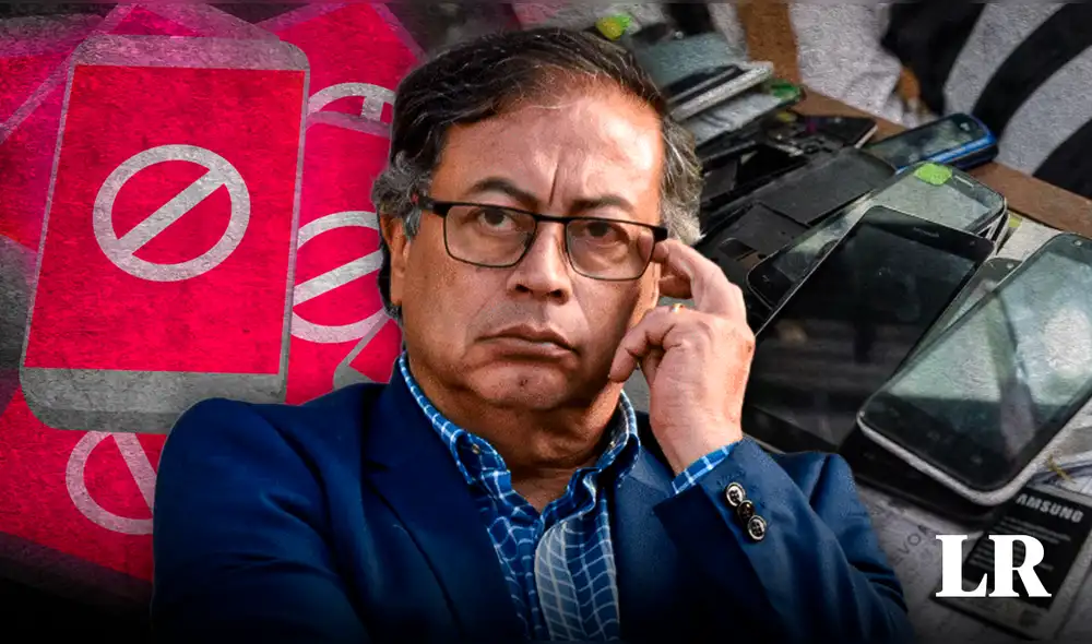 Esta medida "quitaría el estímulo de robarse un celular", según Petro. Foto: composición LR Esta medida "quitaría el estímulo de robarse un celular", según Petro. Foto: composición LR