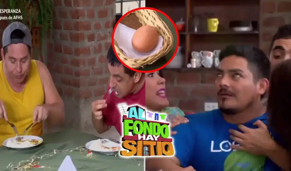 Joel se desmayó luego de ver que ‘Pepe’ y ‘Tito’ hicieron tortilla a su ‘hijo’ en ‘Al fondo hay sitio’. Foto: composición LR/América TV