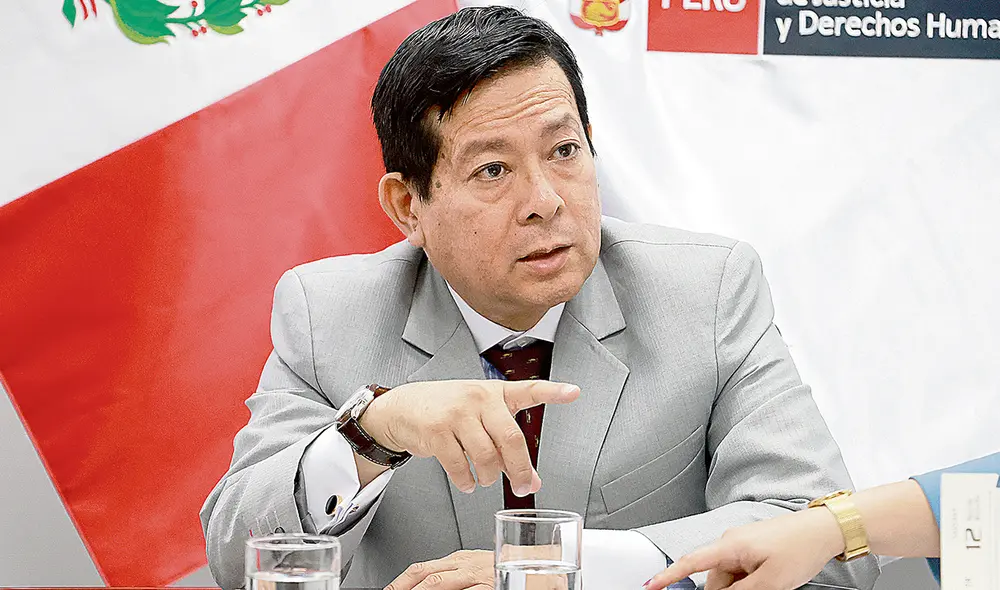 Consejero. Ministro de Justicia, Eduardo Arana, deberá aconsejar a Boluarte qué hacer si el Congreso destituye a la JNJ. Foto: difusión