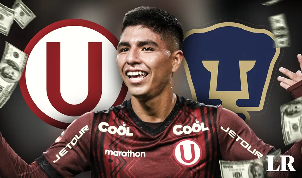 Piero Quispe debutó como profesional en el 2021, con la camiseta de Universitario de Deportes. Foto: composición de Fabrizio Oviedo/La República