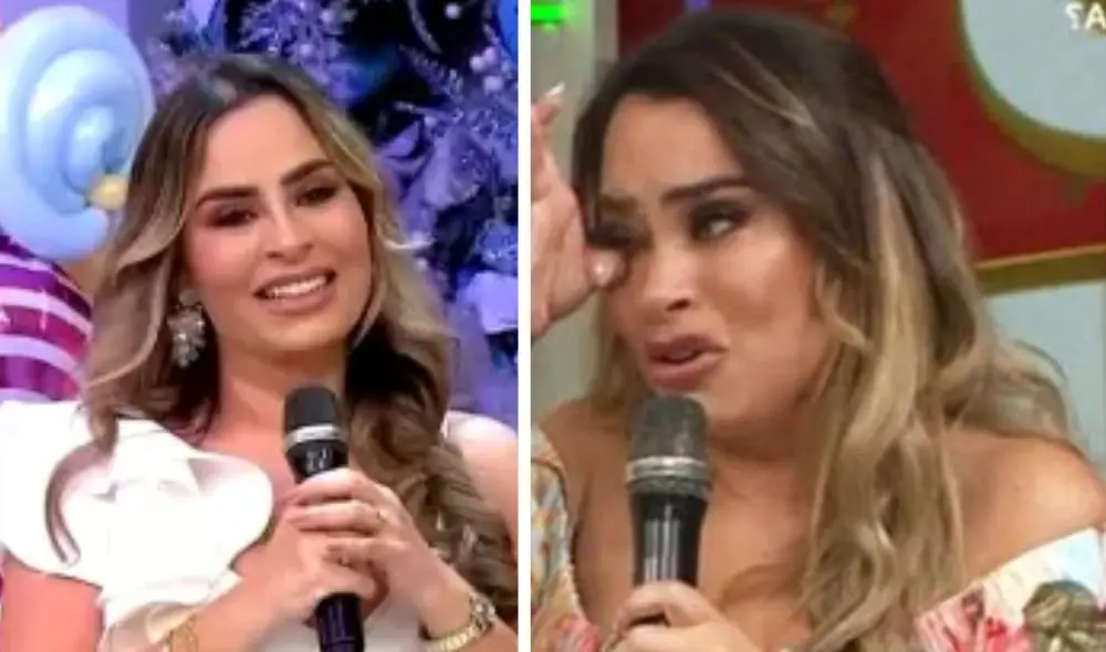 Ethel Pozo celebró su cumpleaños con todo el equipo de 'América hoy'. Foto: composición LR/captura de América TV Ethel Pozo celebró su cumpleaños con todo el equipo de 'América hoy'. Foto: composición LR/captura de América TV