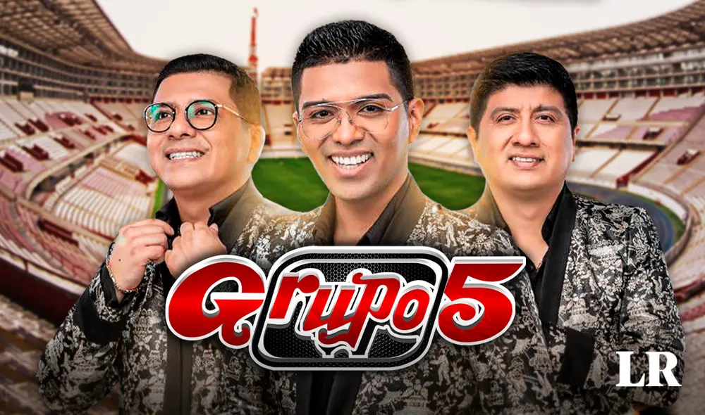 Grupo 5 anunció nuevos conciertos para el 2024. Foto: composición de Jazmín Ceras-LR/Facebook/difusión Grupo 5 anunció nuevos conciertos para el 2024. Foto: composición de Jazmín Ceras-LR/Facebook/difusión