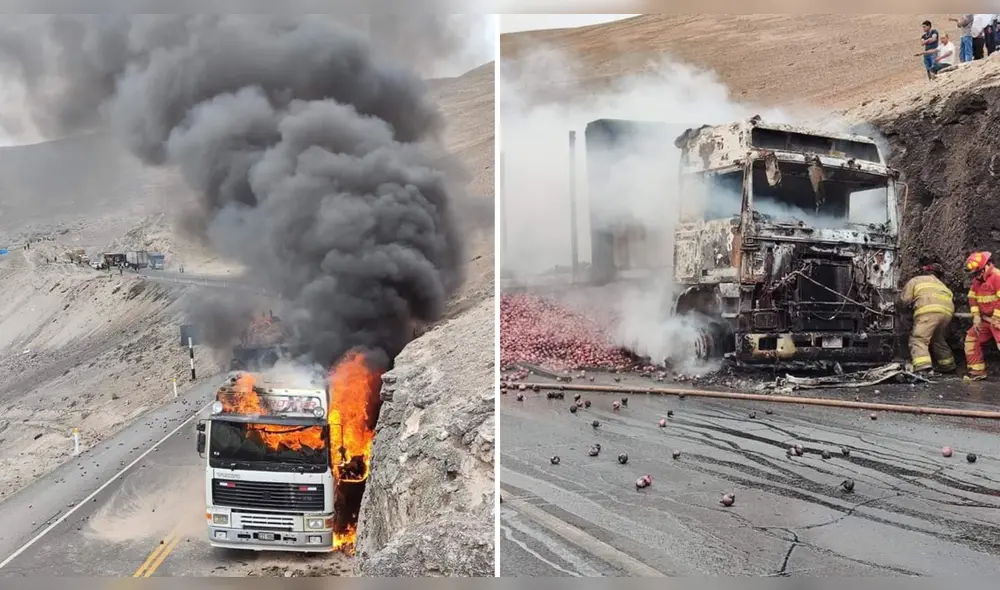 Bomberos prestaron la ayuda necesaria para apagar las llamas. Foto: composición LR/Difusión