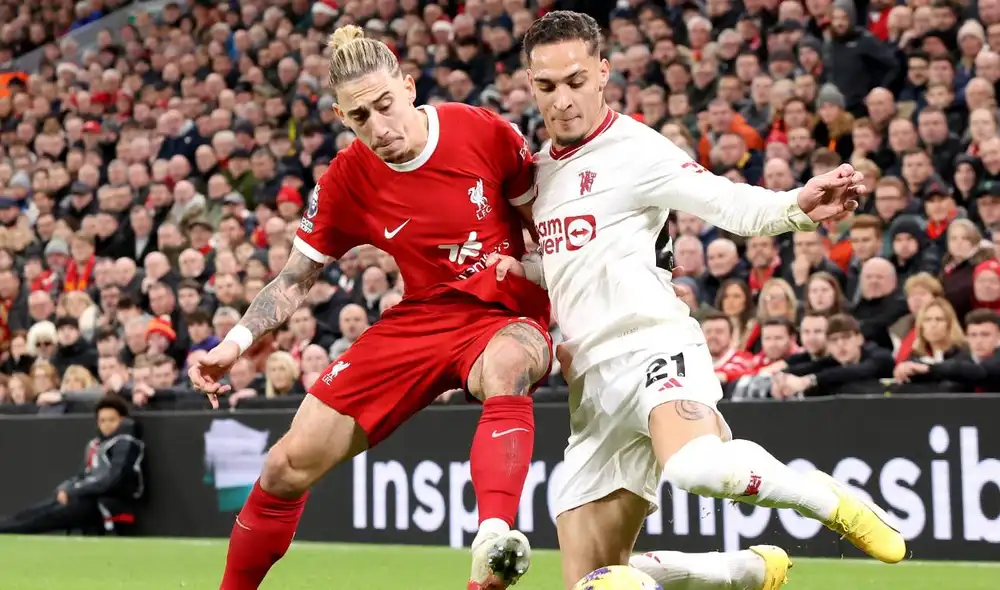 Liverpool recibió a Manchester United en Anfield por Premier League. Foto: EFE Liverpool recibió a Manchester United en Anfield por Premier League. Foto: EFE