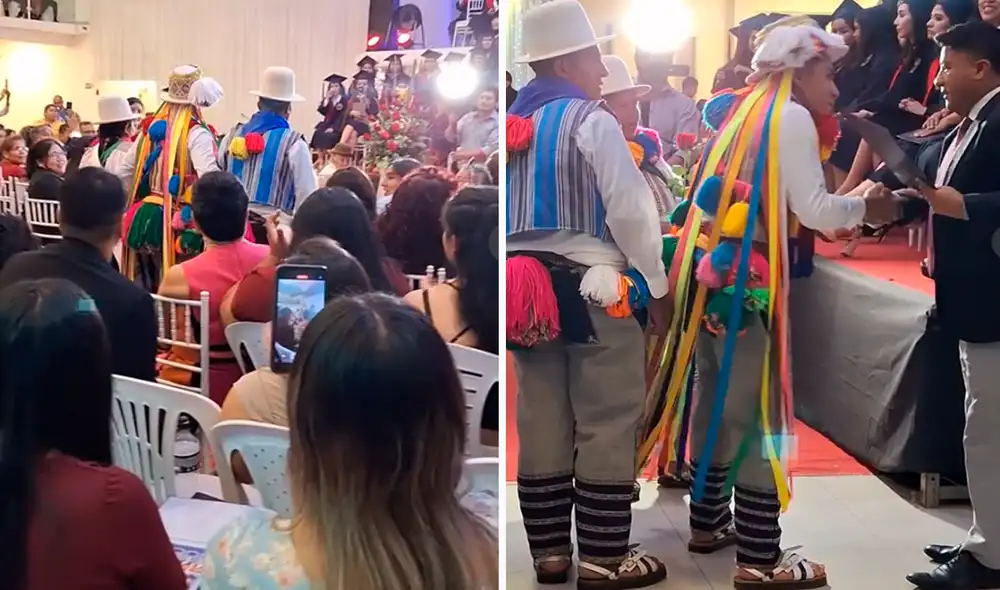 Usuarios aplaudieron al muchacho por mostrar su traje originario. Foto: composición LR/TikTok/@sucesos.del.dia Usuarios aplaudieron al muchacho por mostrar su traje originario. Foto: composición LR/TikTok/@sucesos.del.dia