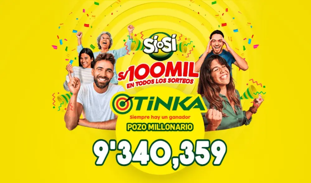 La Tinka se transmite a las 10.50 p. m. de los miércoles y domingos. Foto: Intralot La Tinka se transmite a las 10.50 p. m. de los miércoles y domingos. Foto: Intralot
