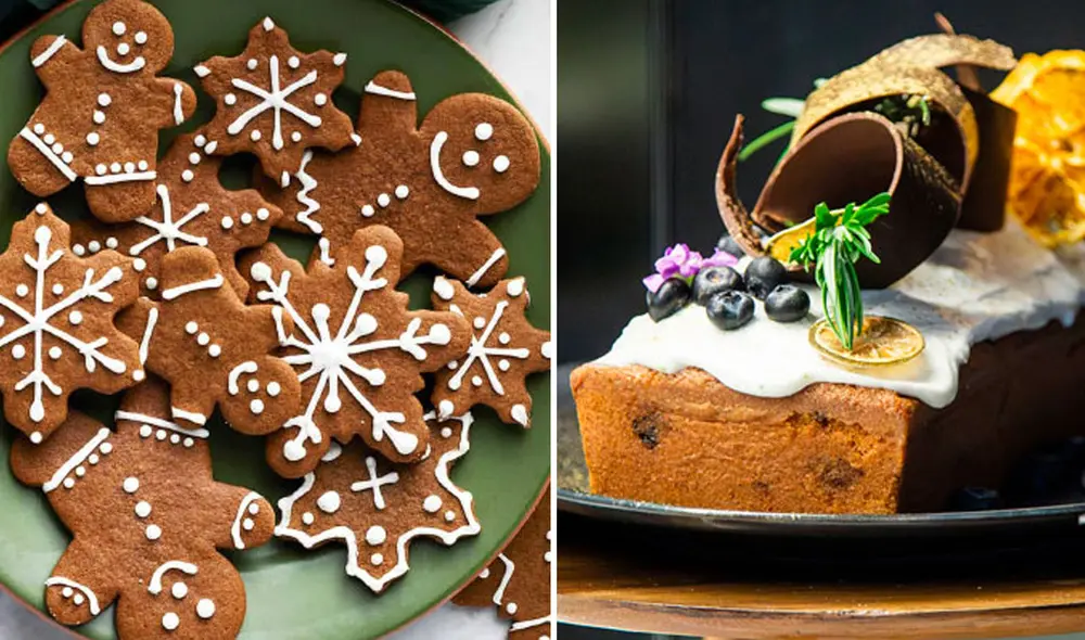 En el buffet navideño puedes encontrar distintos platillos temáticos. Foto: composiciónLR/Cuponidad