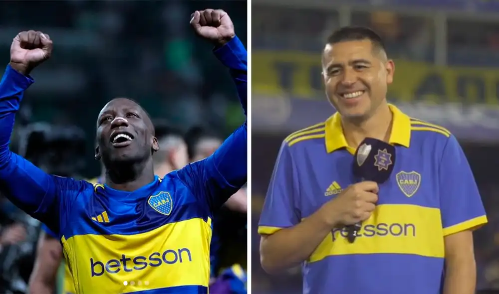 Juan Román Riquelme y Andrés Ibarra disputan la presidencia de Boca Juniors. Foto: composición LR / Instagram @LuisAdvíncula / captura de pantalla / @TodosobreRoman10