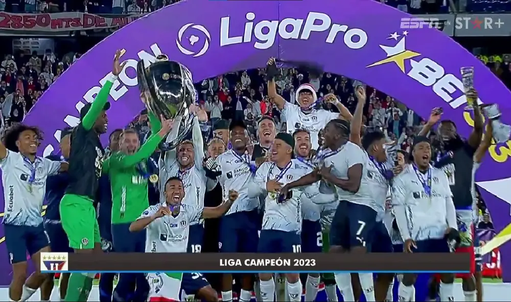 LDU Quito se coronó campeón de la Liga Pro en su casa: Rodrigo Paz Delgado