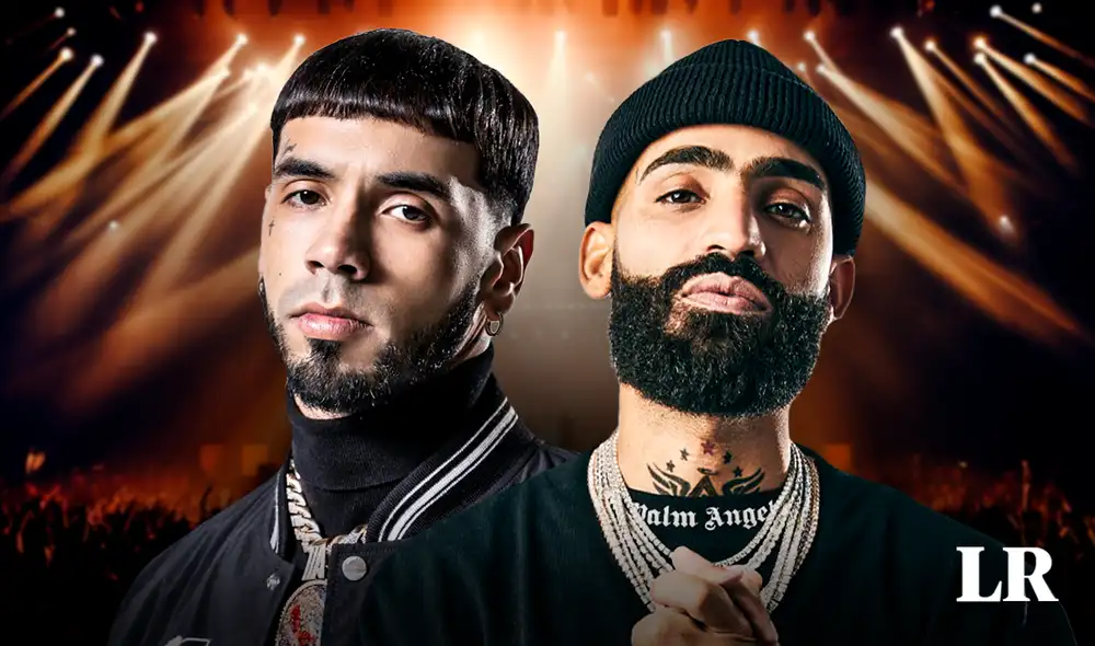 Tras el estreno de 'FN8', Anuel respondió una semana después y Arcángel volvió a 'tirar' a las pocas horas. Foto: composición LR / Billboard / Youtube Anuel AA