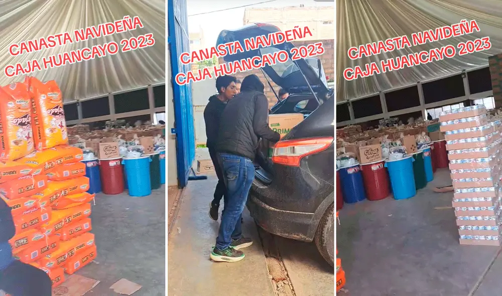 Usuarios quedaron sorprendidos por contenido de las canastas. Foto: composición LR/TikTok/@pilardelrosariogquijada Usuarios quedaron sorprendidos por contenido de las canastas. Foto: composición LR/TikTok/@pilardelrosariogquijada