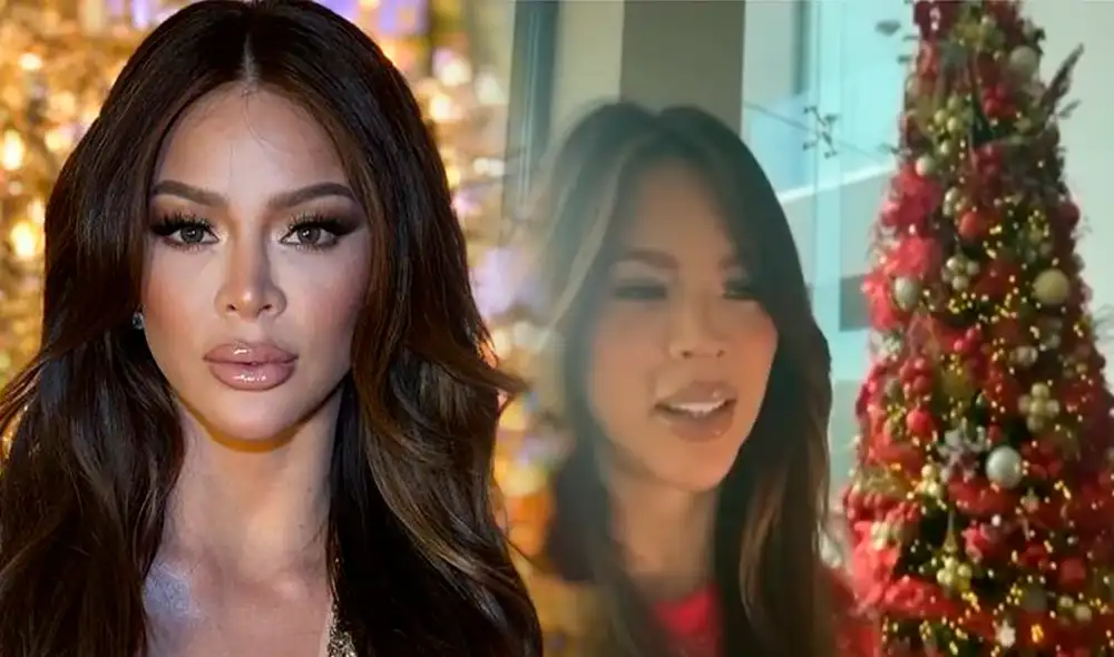 Sheyla Rojas pasará Navidad con su hijo. Foto: composición LR/Instagram/Sheyla Rojas/América TV