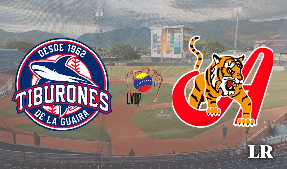 Es la octava vez que Tiburones de La Guaira vs. Tigres de Aragua se enfrentan en la temporada regular 2023-24 de la LVBP. Foto: composición LR / LMBP