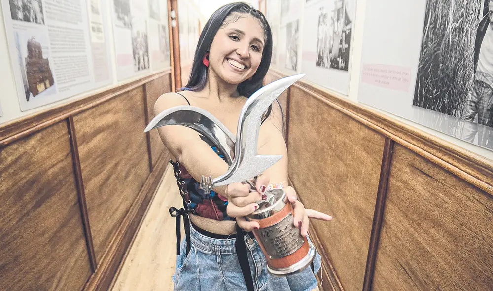 Milena Warthon ganó  la Gaviota de Plata en la competencia folclórica . Foto: John Reyes