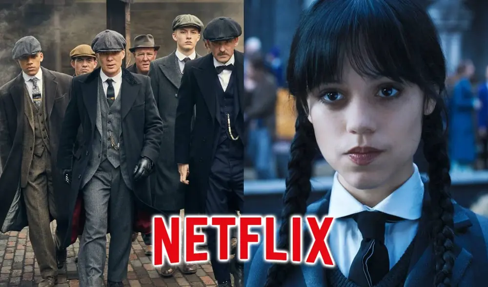 Netflix planea expandir los mundos de 'Peaky Blinders' y 'Merlina' para alegría de todos sus fanáticos. Foto: composición LR/BBC/Netflix