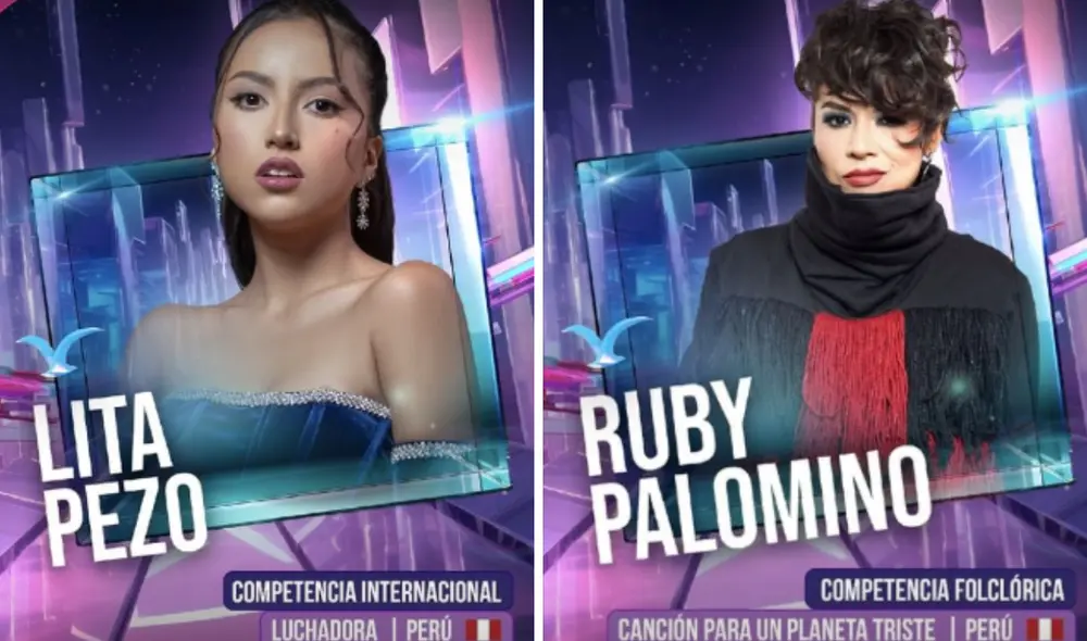 Lita Pezo y Rubí Palomina serán ahora las encargadas de representar a Perú en Chile. foto: composición LR/ Instagram